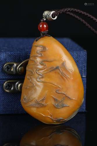 chinese tianhuang stone pendant