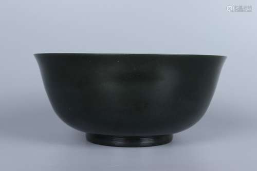 chinese grey jade bowl