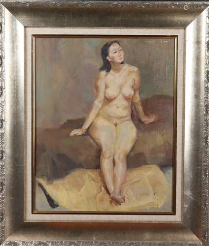 chinese anonymous oil painting