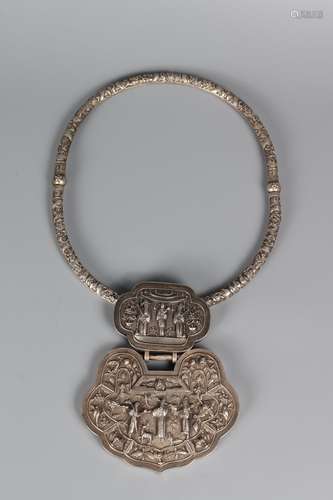 chinese silver lock