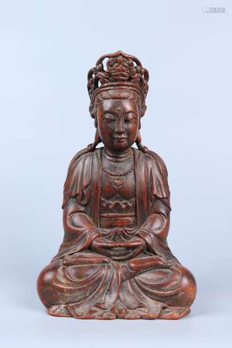 chinese eaglewood statue of buddha