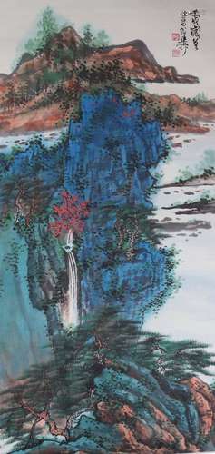 chinese li keran's splashed painting