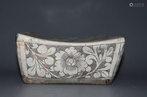 chinese cizhou kiln porcelain pillow