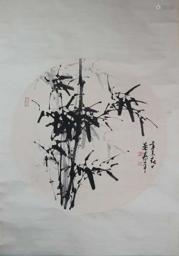 chinese painting of bamboo