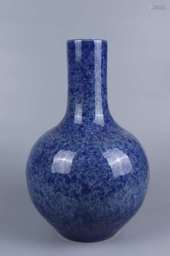 chinese robin's egg glazed porcelain globular vase