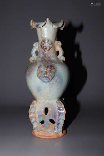 chinese jun kiln porcelain vase