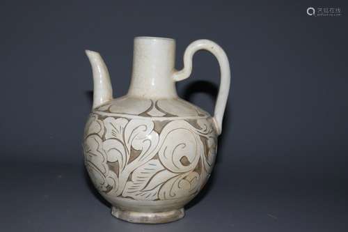 chinese cizhou kiln porcelain ewer