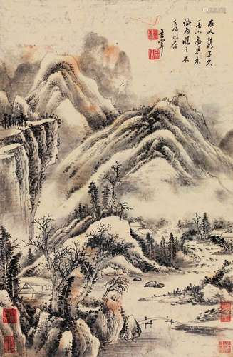 董其昌 雪景