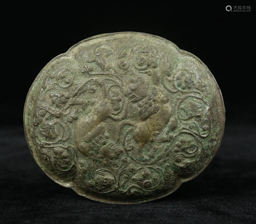 A Bronze box Tang dynasty