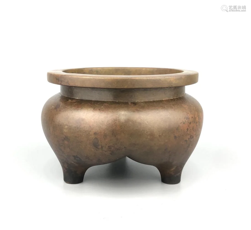 Bronze censer with Ming dynasty Xuande mark