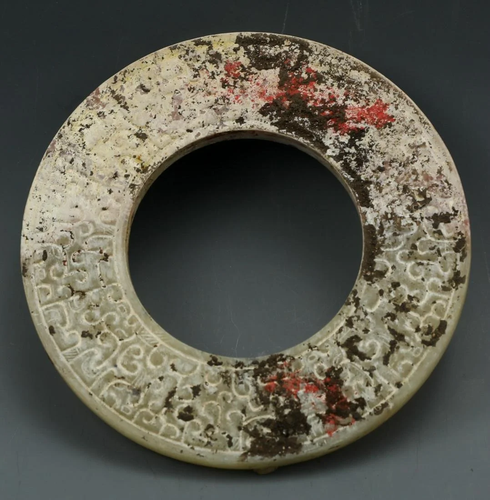 An Ancient round shape jade