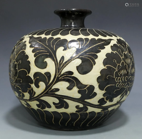 Cizhou ware pot Yuan dynasty