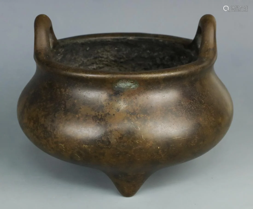 Bronze censer with Mingdynasty Xuande mark