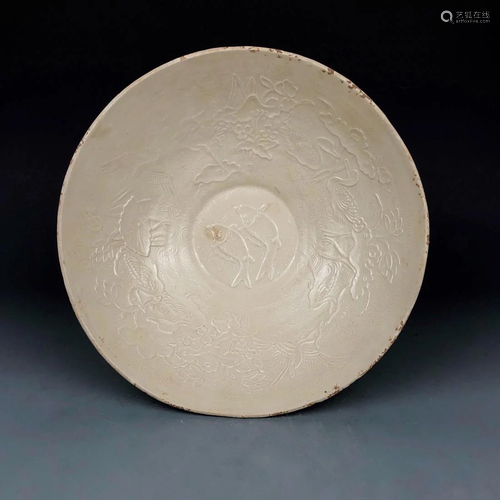 Ding ware white glaze bowl Song dynasty