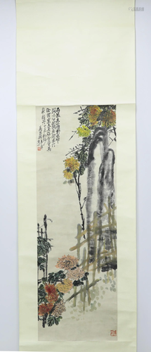 Flowers painting Wu changshuo