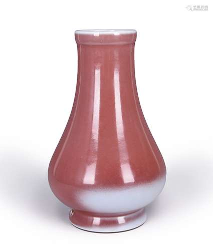 A kiln changed glaze porcelain vase