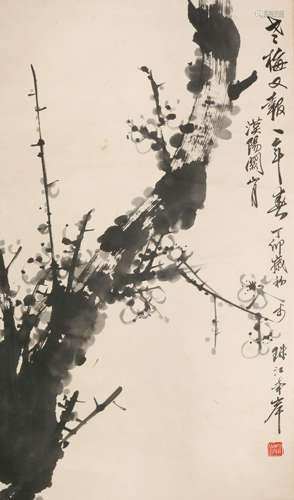 A CHINESE PAINTING OF PLUM BLOSSOM