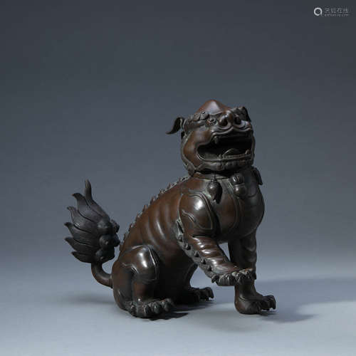 A BRONZE FO DOG