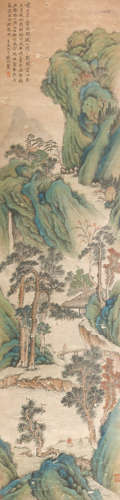 A CHINESE PAINTING OF LANDSCAPE