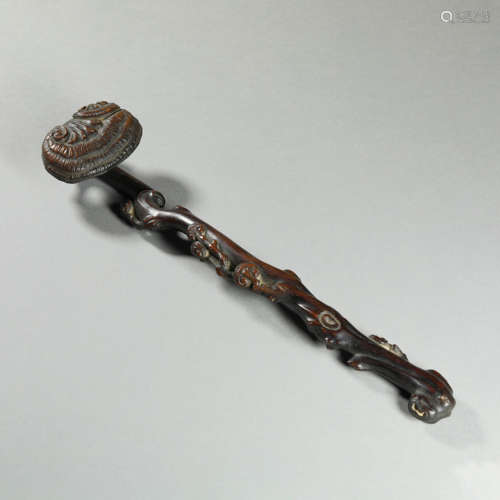 A ROSEWOOD RUYI SCEPTER