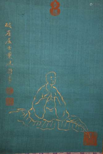 A CHINESE PAINTING OF BUDDHISM STORY