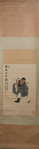 A CHINESE PAINTING OF FIGURE