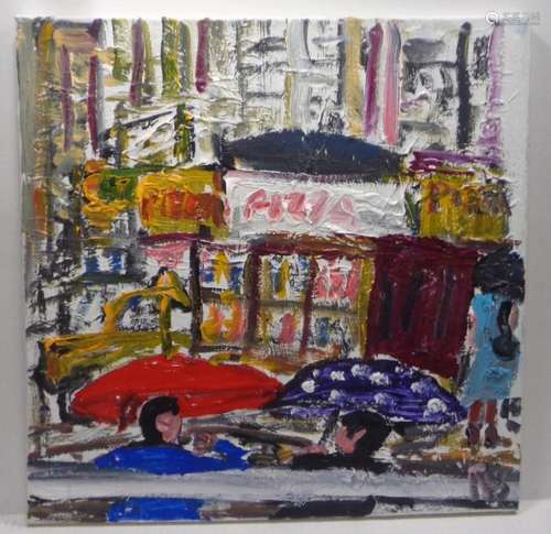 Original Street NYork Impressionism Plain Air Painting