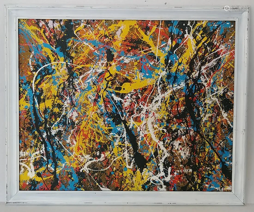 Jackson Pollock Abstract Painting.