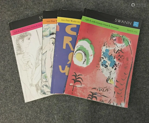 Four Swann Modern Art Auction Catalogues (2007)