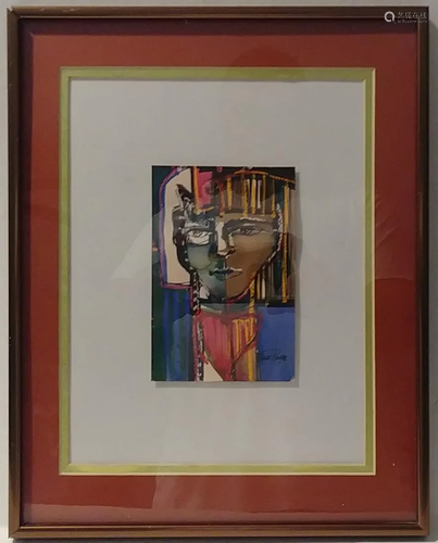 Jean-Michele Basquiat NYC Street Art Painting Framed