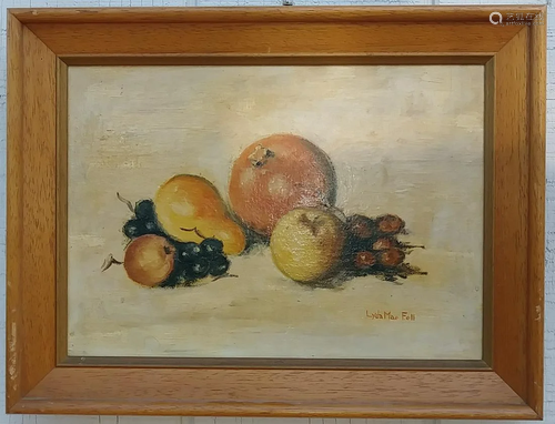 Vintage Still Life Oil Painting Signed Painting