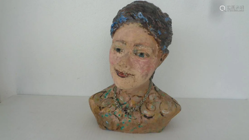 Lois B Herrick Whimsical ceramic 3D sculpture