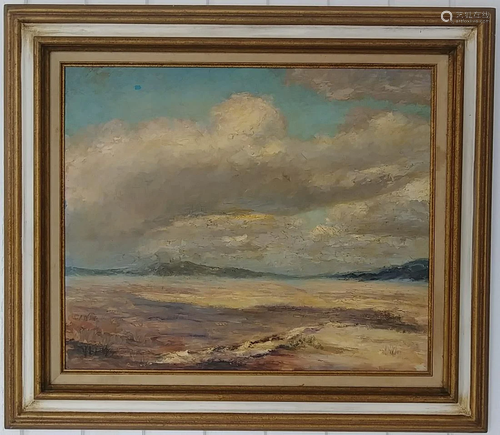 Vintage Original Massachusetts Oil Painting Signed.