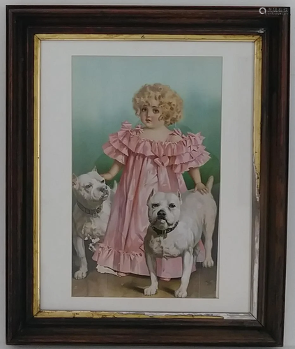 Vintage Framed Print.