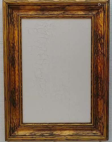 Italian Abstract Textura Painting Framed.