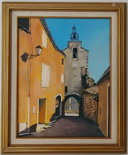 1983 Mexico Cathedral Painting Frame