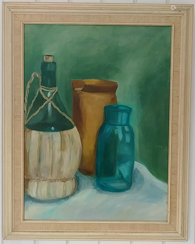 Vintage Wilson1957 Still Life Oil Painting