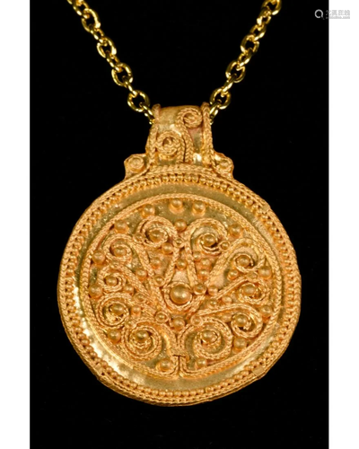 VIKING GOLD PENDANT