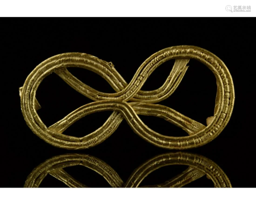 ROMAN GOLD HERACLEAN KNOT GOLD BROOCH