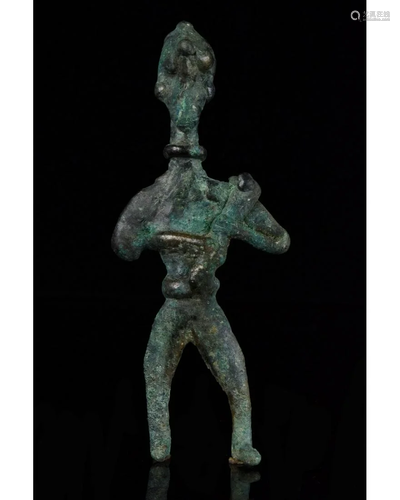 RARE AMLASH BRONZE FERTILITY IDOL FIGURE