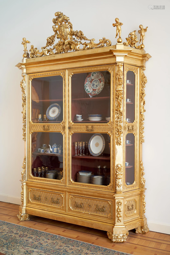 EXCEPTIONAL SARDI VITRINE RENAISSANCE STYLE