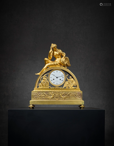 CLOCK ILLUSTRATING THE METAMORPHOSES OF JUPITER WITH