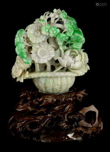 Chinese Jadeite Décor Piece 