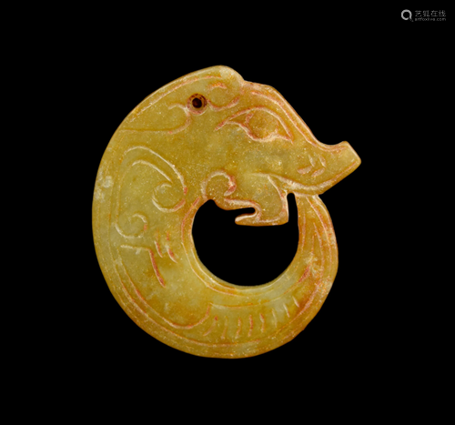 [Chinese] An Old Jade Dragon Disc