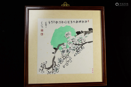 [Korean] A Traditional Painting of Plum Blossom by the