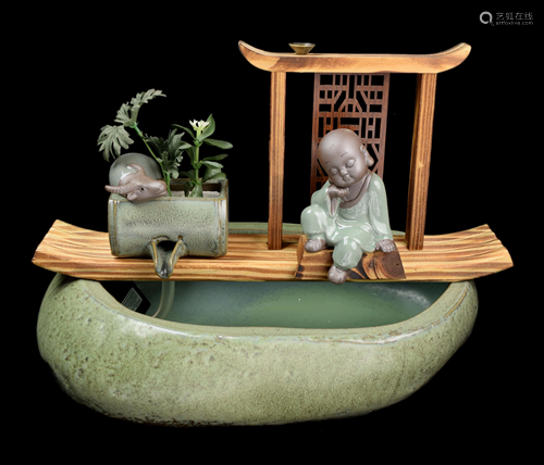 [Chinese] A Yixing Clay Pottery Little Monk Fengshui