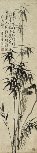 李方膺（1695-1755） 墨竹 纸本水墨 立轴