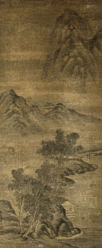 张若澄（1721-1770） 山水 纸本设色 立轴