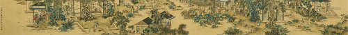 顾 洛（1763-1837） 人物故事 绢本设色 手卷