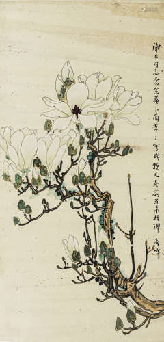 孙其峰（b.1920） 花卉 纸本设色 镜框